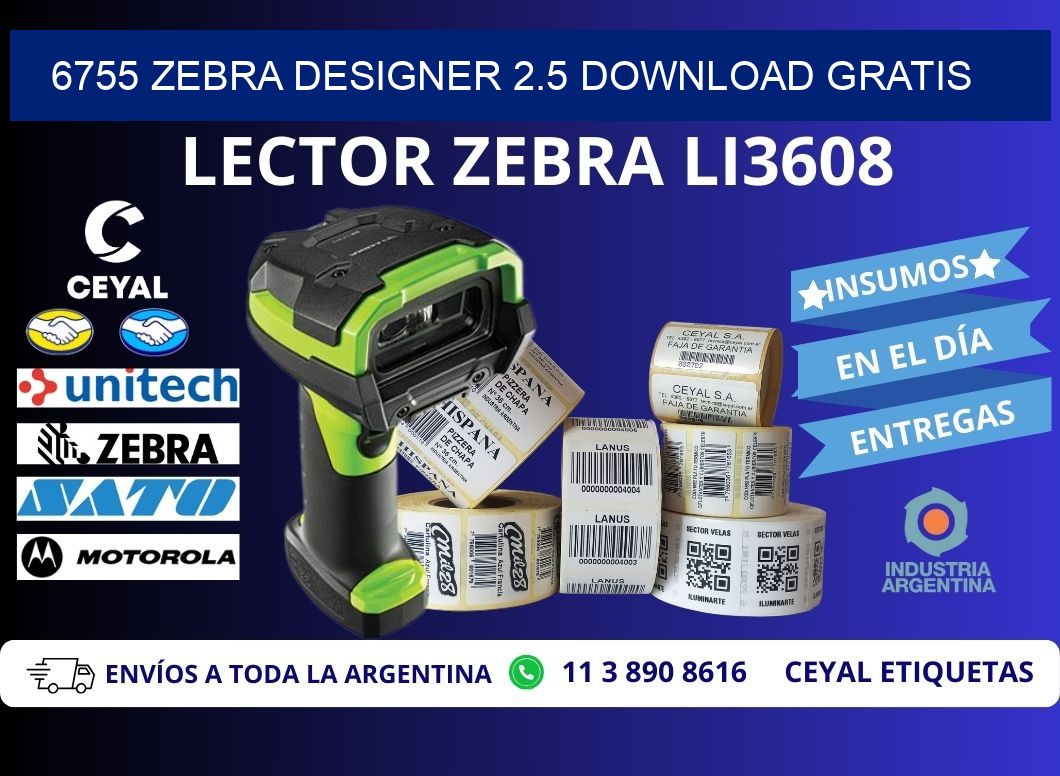 6755 Zebra designer 2.5 download gratis