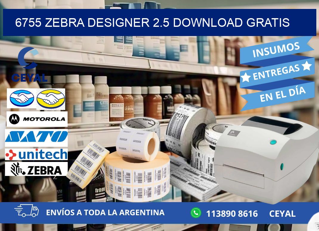6755 Zebra designer 2.5 download gratis