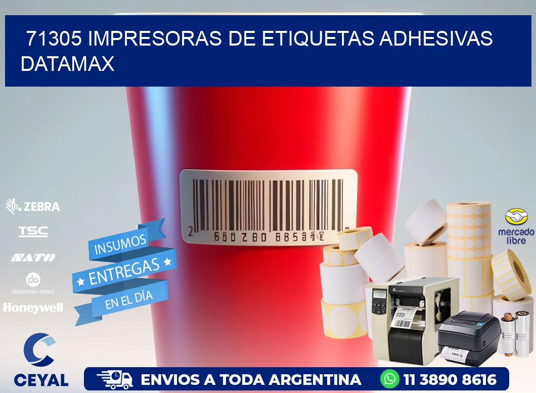 71305 impresoras de etiquetas adhesivas datamax