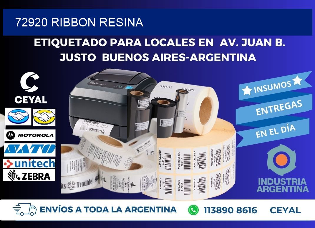 72920 Ribbon resina