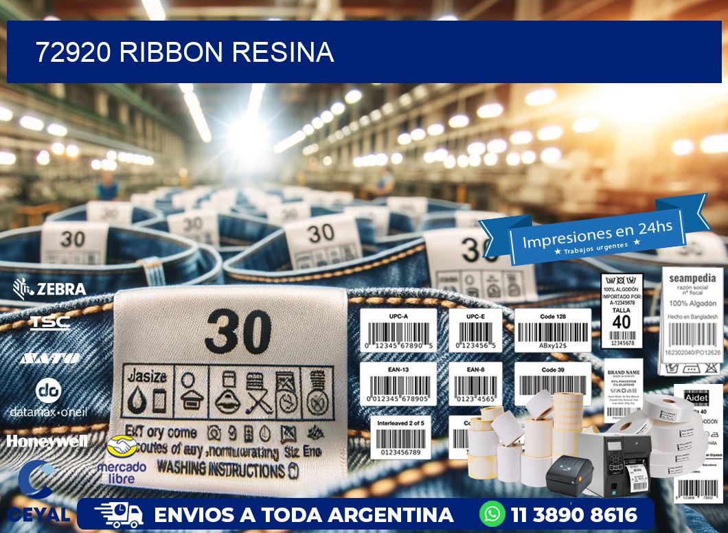 72920 Ribbon resina