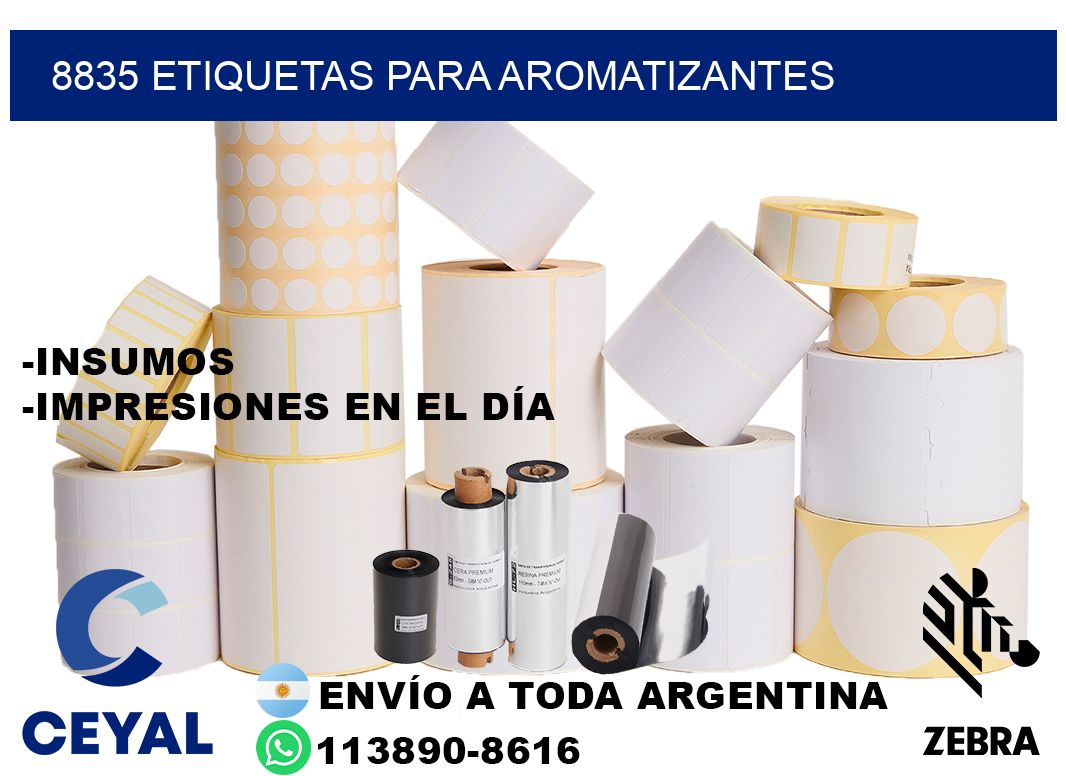 8835 Etiquetas para aromatizantes
