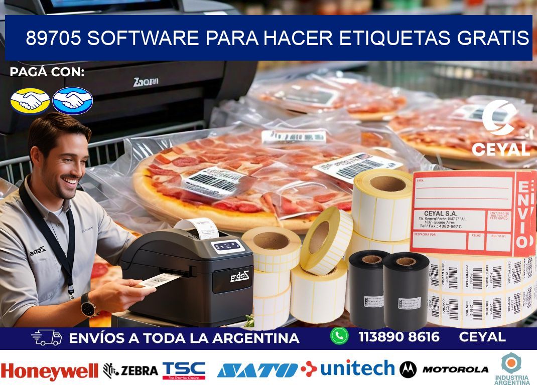 89705 Software para hacer etiquetas gratis