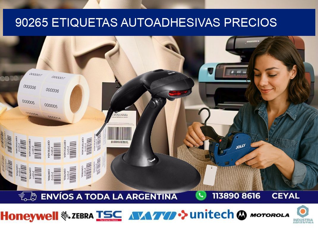 90265 Etiquetas autoadhesivas precios