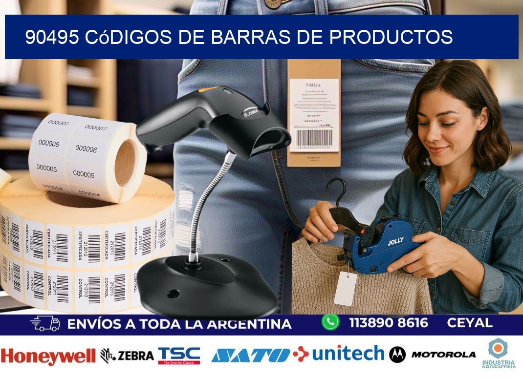 90495 Códigos de barras de productos