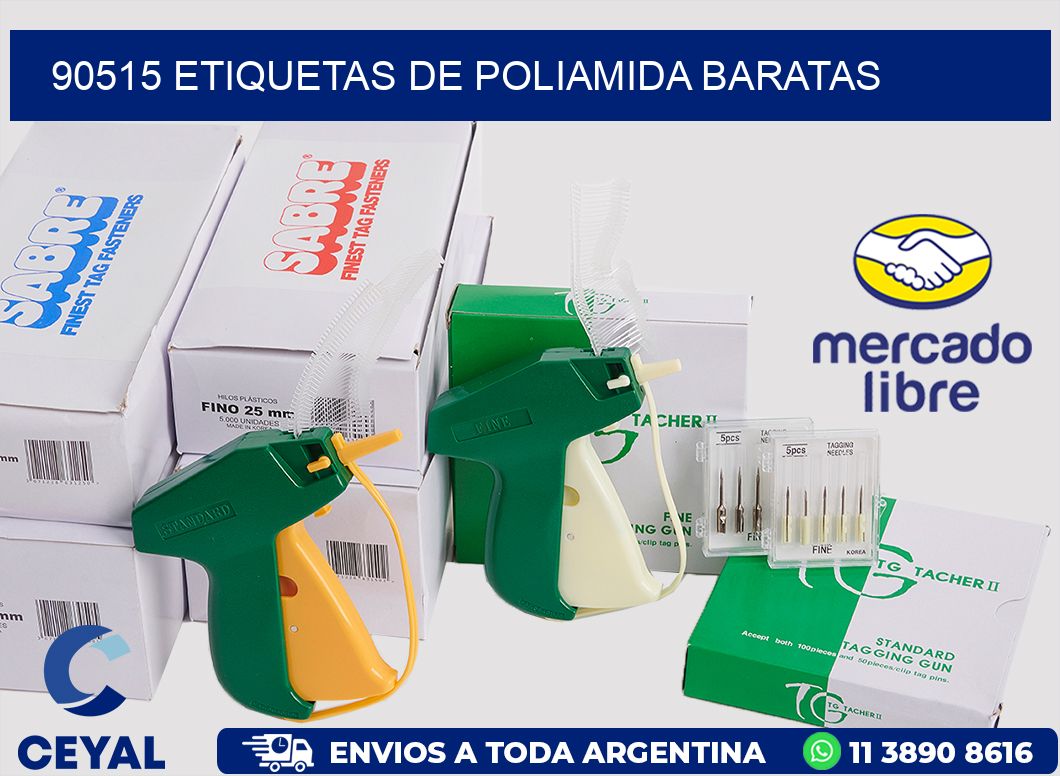 90515 etiquetas de poliamida baratas
