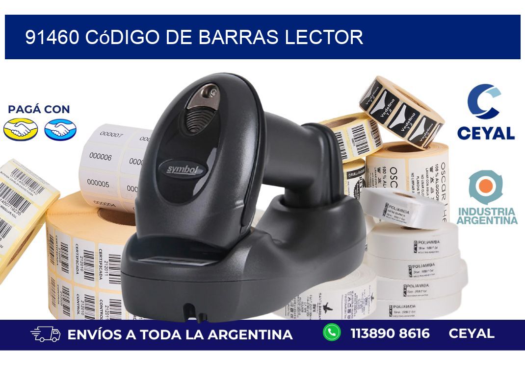 91460 Código de barras lector