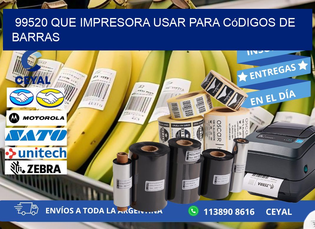 99520 Que impresora usar para códigos de barras