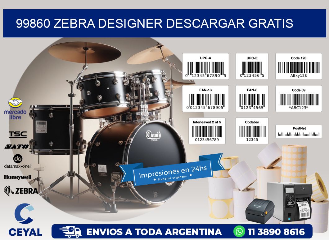 99860 Zebra Designer Descargar gratis