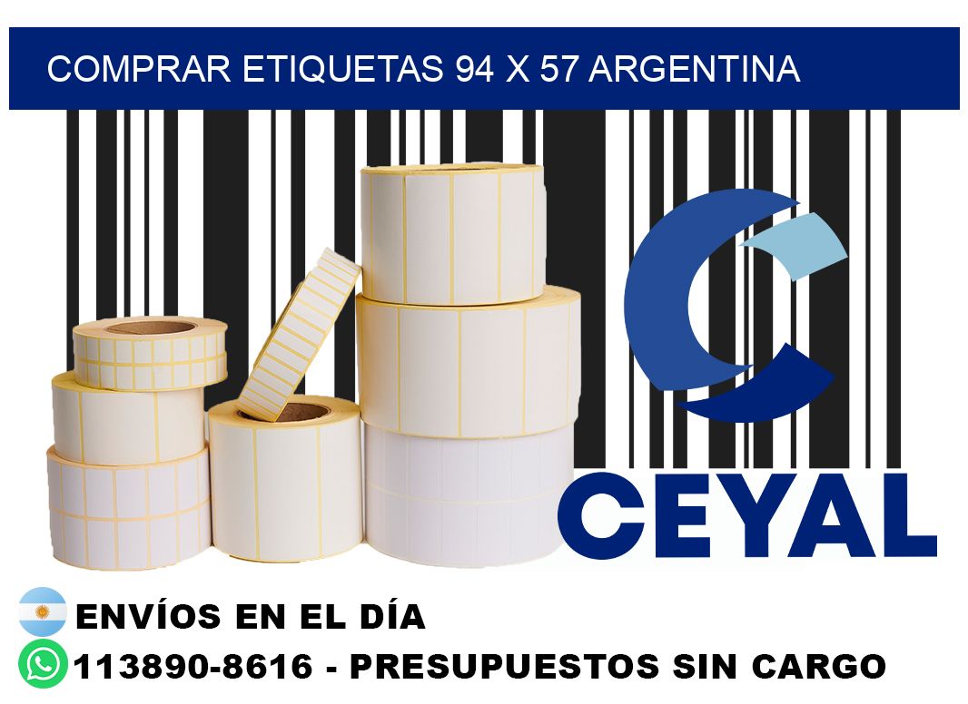 Comprar etiquetas 94 x 57 argentina