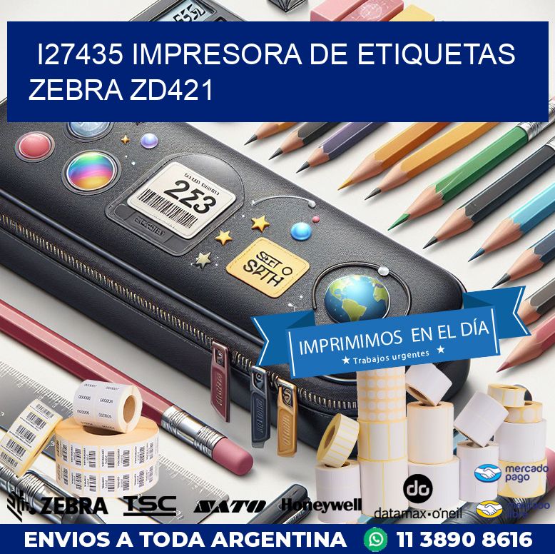 I27435 impresora de etiquetas Zebra ZD421