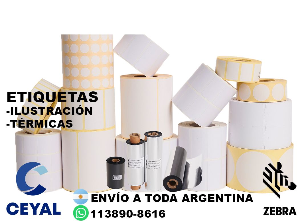 etiquetas personalizada  24 x 60 x 1000