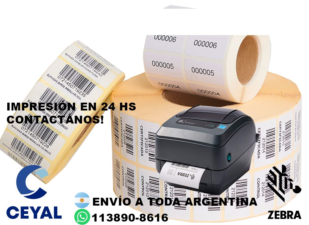 etiquetas personalizada para zebra 87 x 84