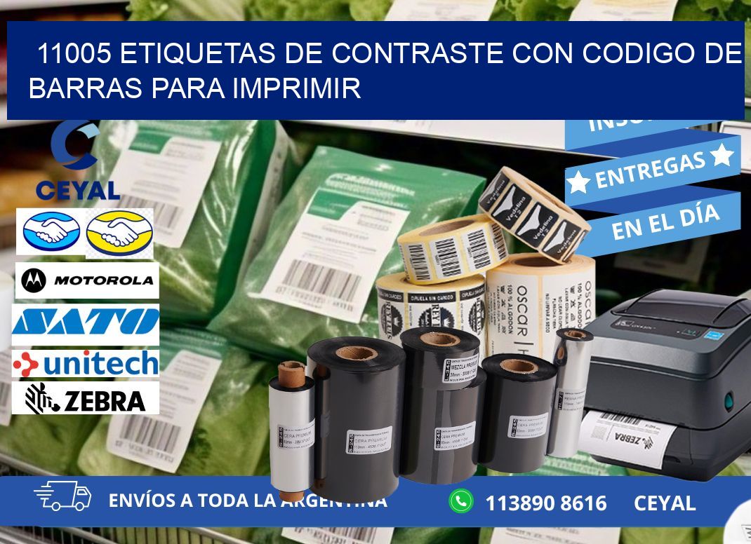 11005 etiquetas de contraste con codigo de barras para imprimir