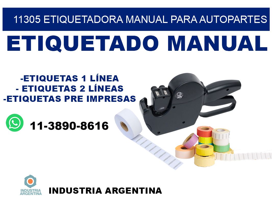 11305 etiquetadora manual para autopartes