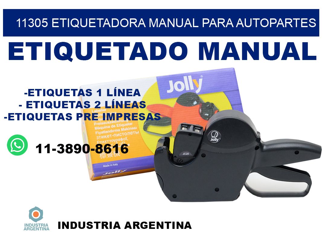 11305 etiquetadora manual para autopartes