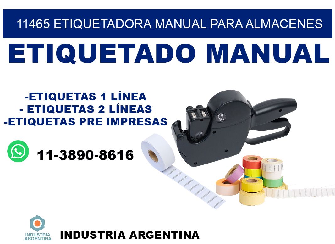 11465 etiquetadora manual para almacenes