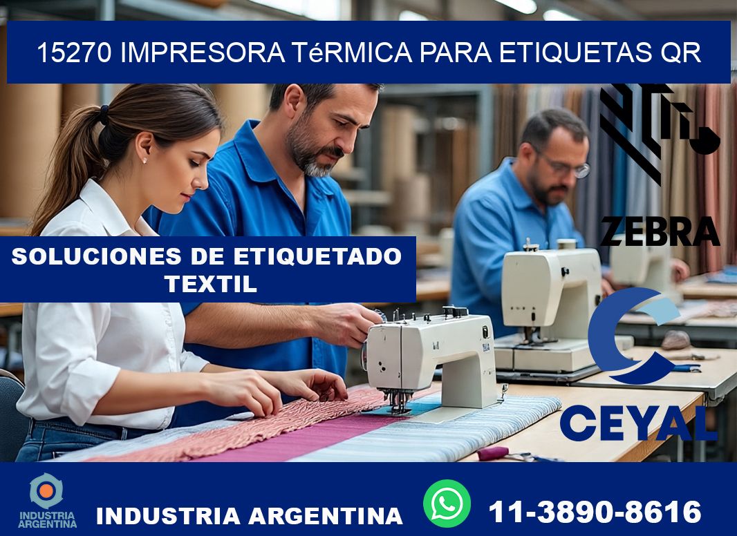 15270 impresora térmica para etiquetas QR
