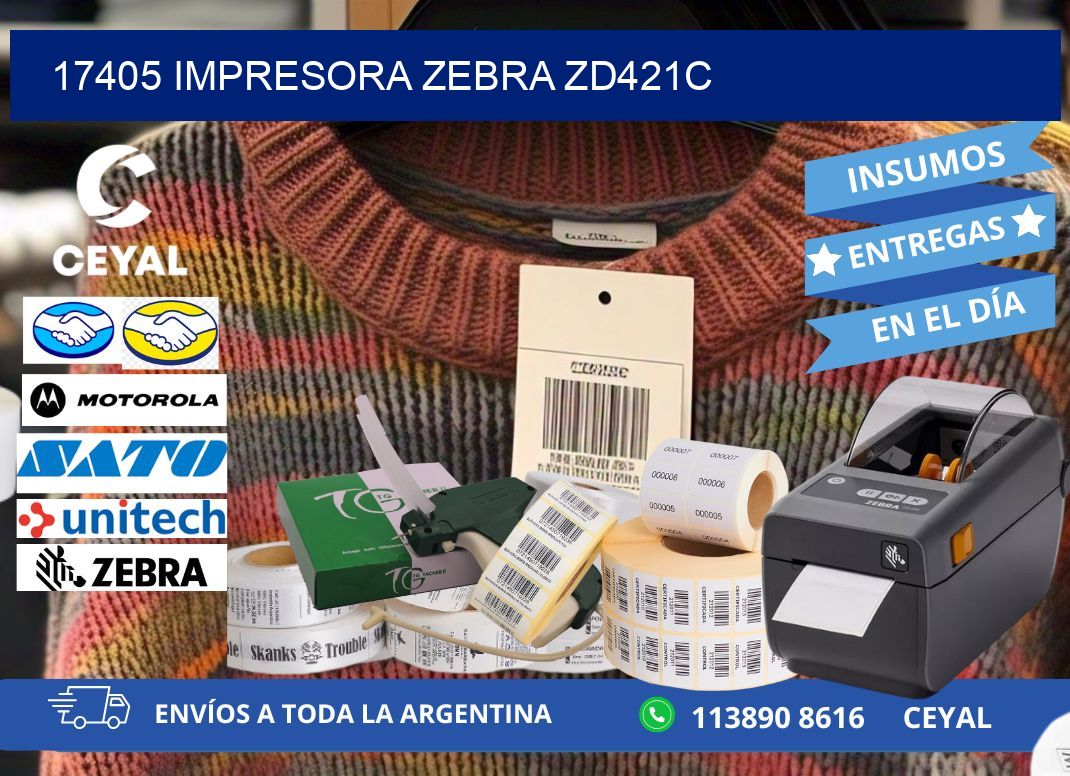 17405 Impresora Zebra zd421c