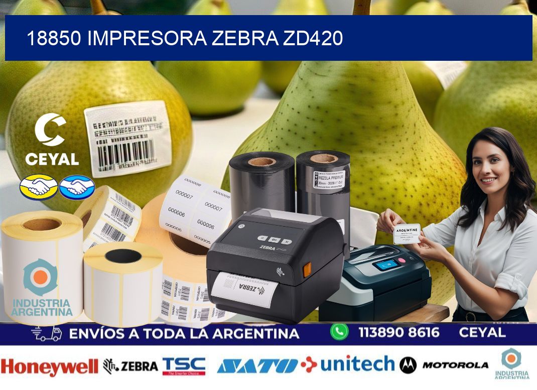 18850 Impresora Zebra ZD420