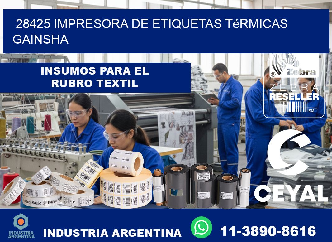 28425 Impresora de etiquetas térmicas GAINSHA