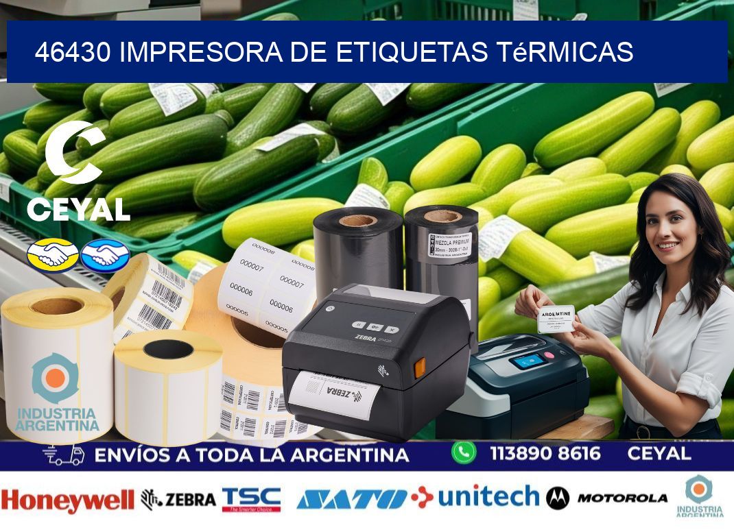 46430 Impresora de etiquetas térmicas