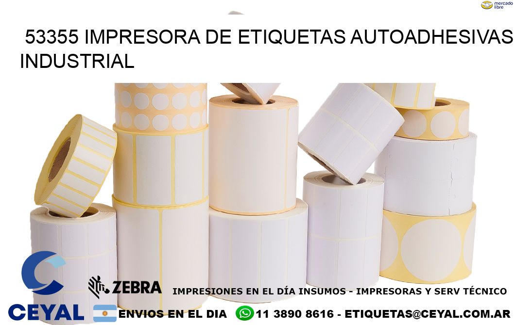 53355 Impresora de etiquetas autoadhesivas industrial