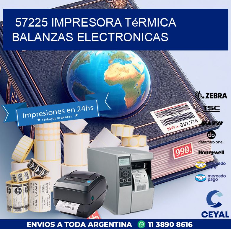 57225 impresora térmica balanzas electronicas