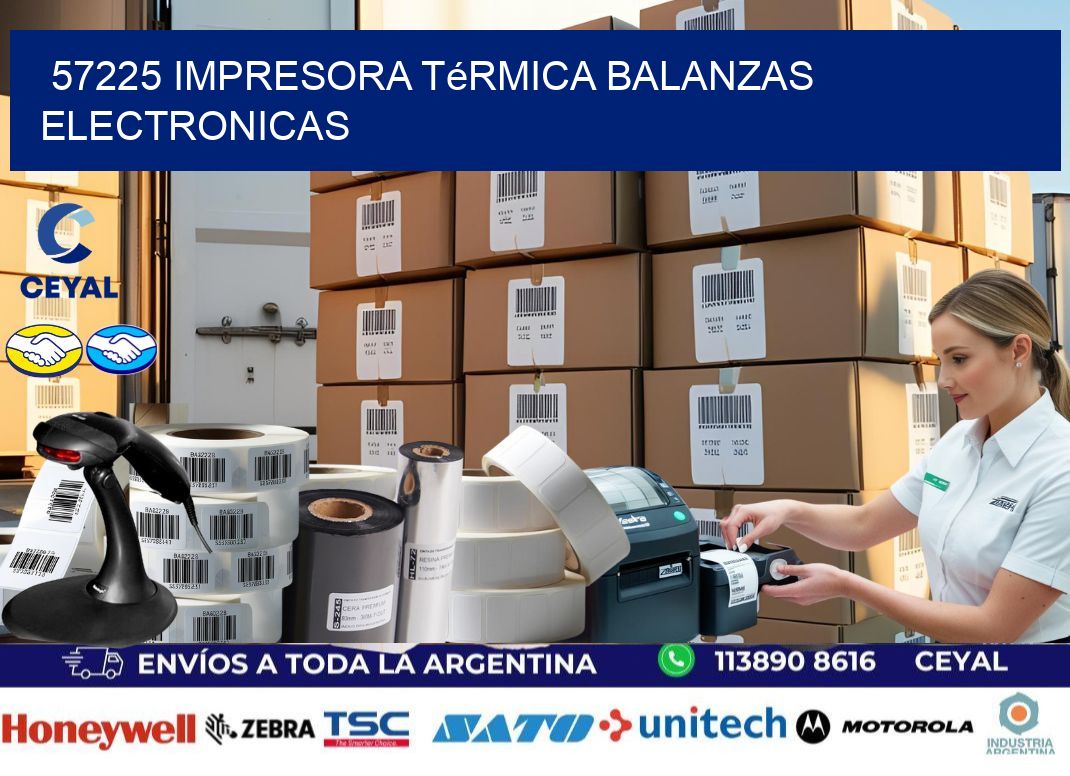 57225 impresora térmica balanzas electronicas