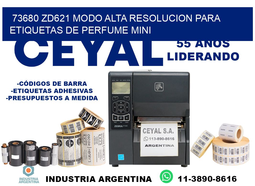 73680 zd621 modo alta resolucion para etiquetas de perfume mini