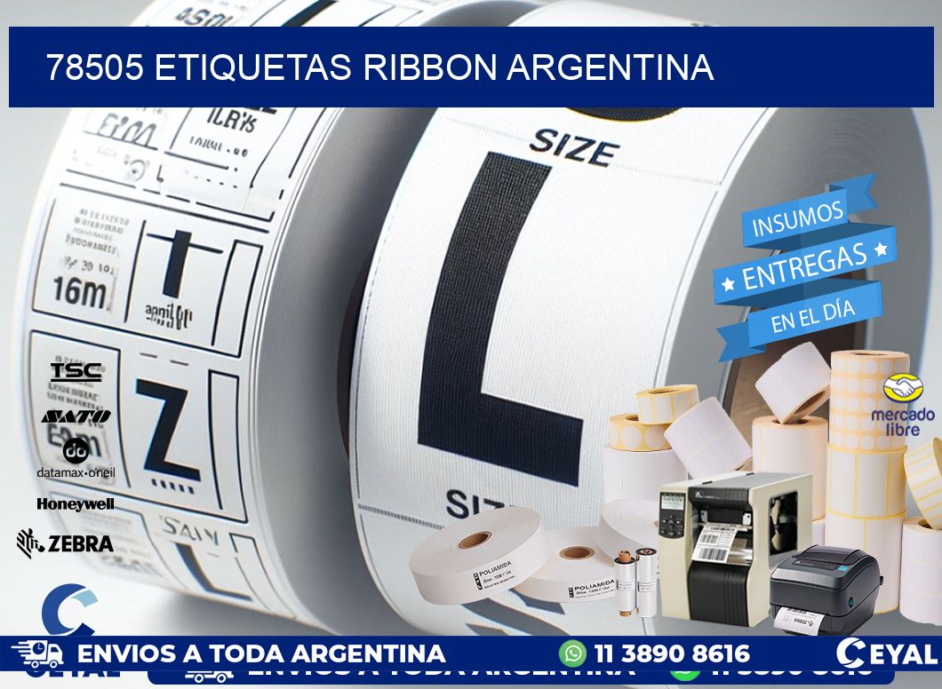 78505 etiquetas ribbon argentina