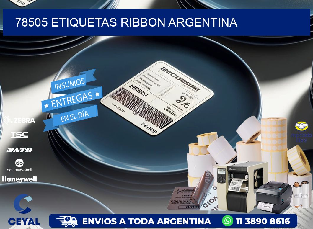 78505 etiquetas ribbon argentina