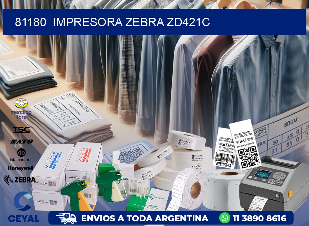 81180  Impresora Zebra zd421c
