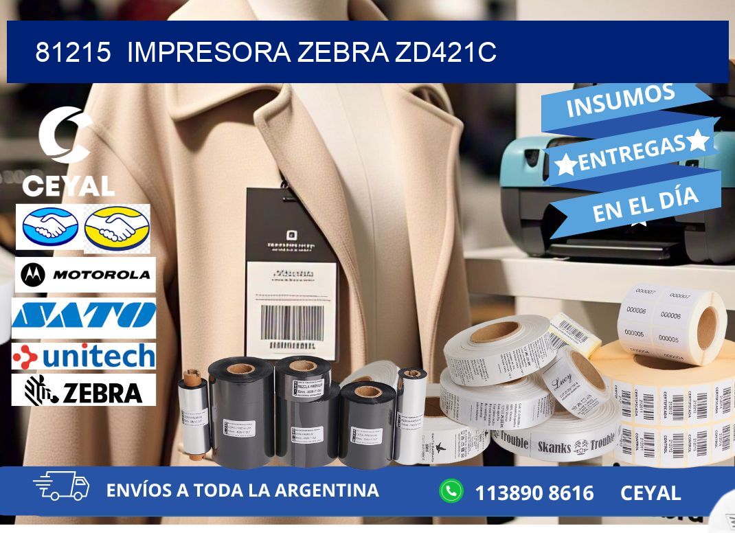 81215 Impresora Zebra zd421c