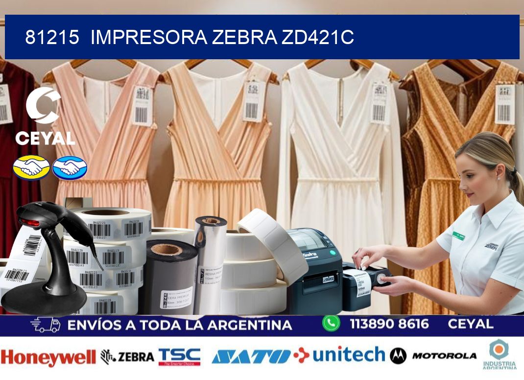 81215  Impresora Zebra zd421c
