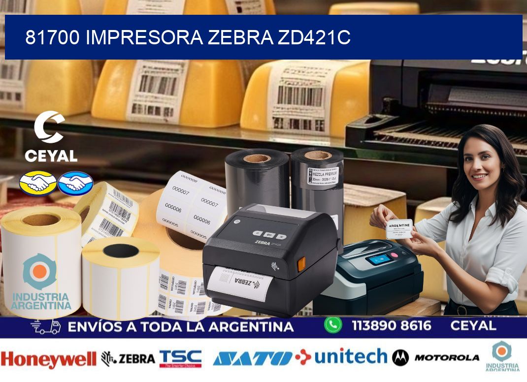 81700 Impresora Zebra zd421c