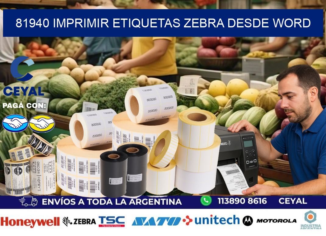 81940 imprimir etiquetas zebra desde word