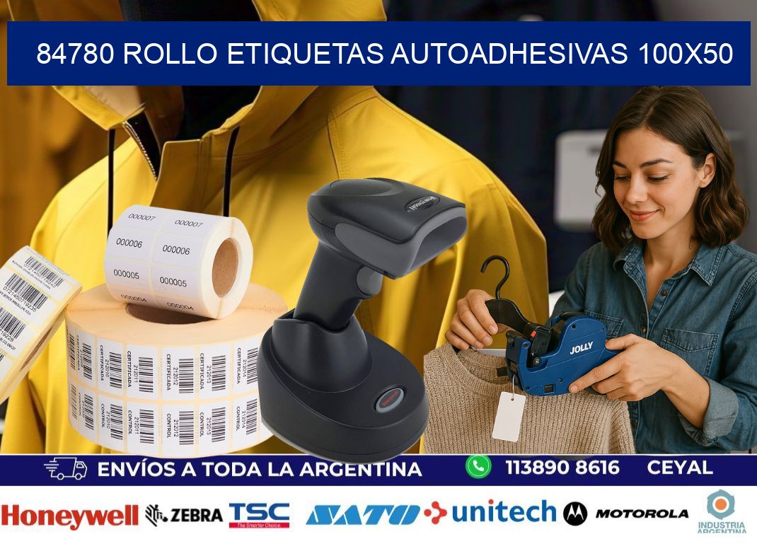 84780 Rollo Etiquetas autoadhesivas 100x50