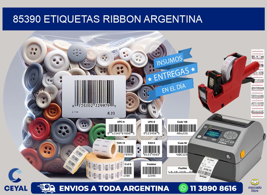 85390 etiquetas ribbon argentina