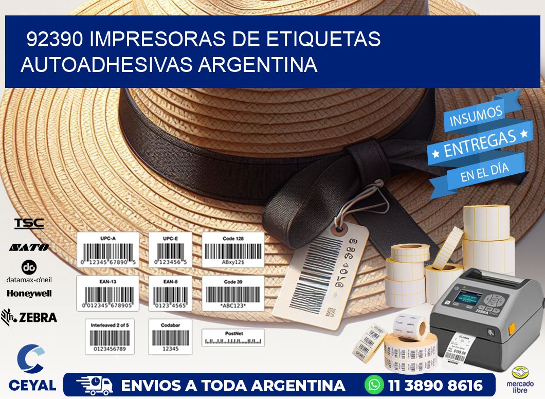 92390 Impresoras de etiquetas autoadhesivas argentina