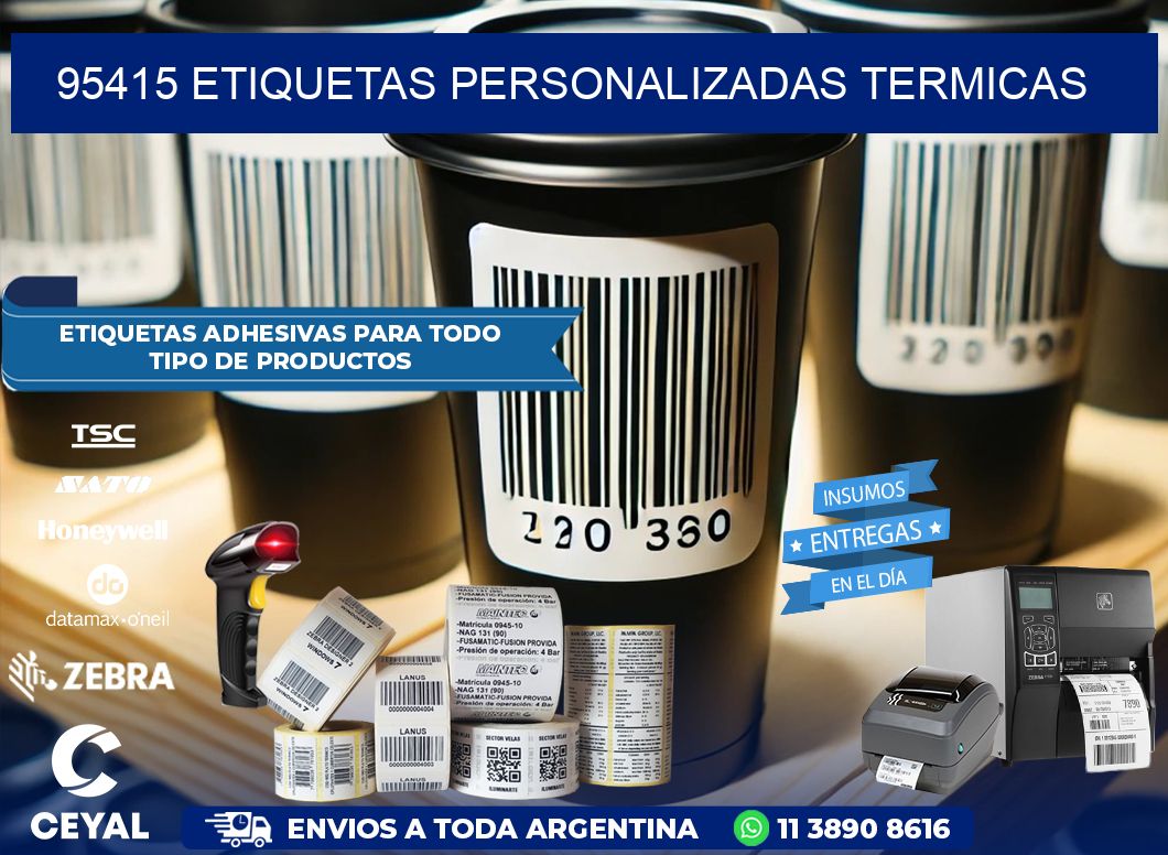 95415 Etiquetas personalizadas termicas