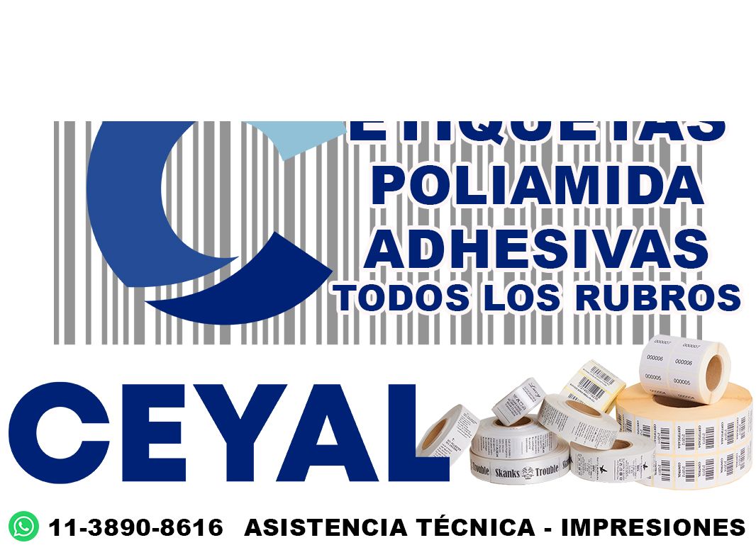 impresora de escritorio + 22910 etiquetas + ribbon