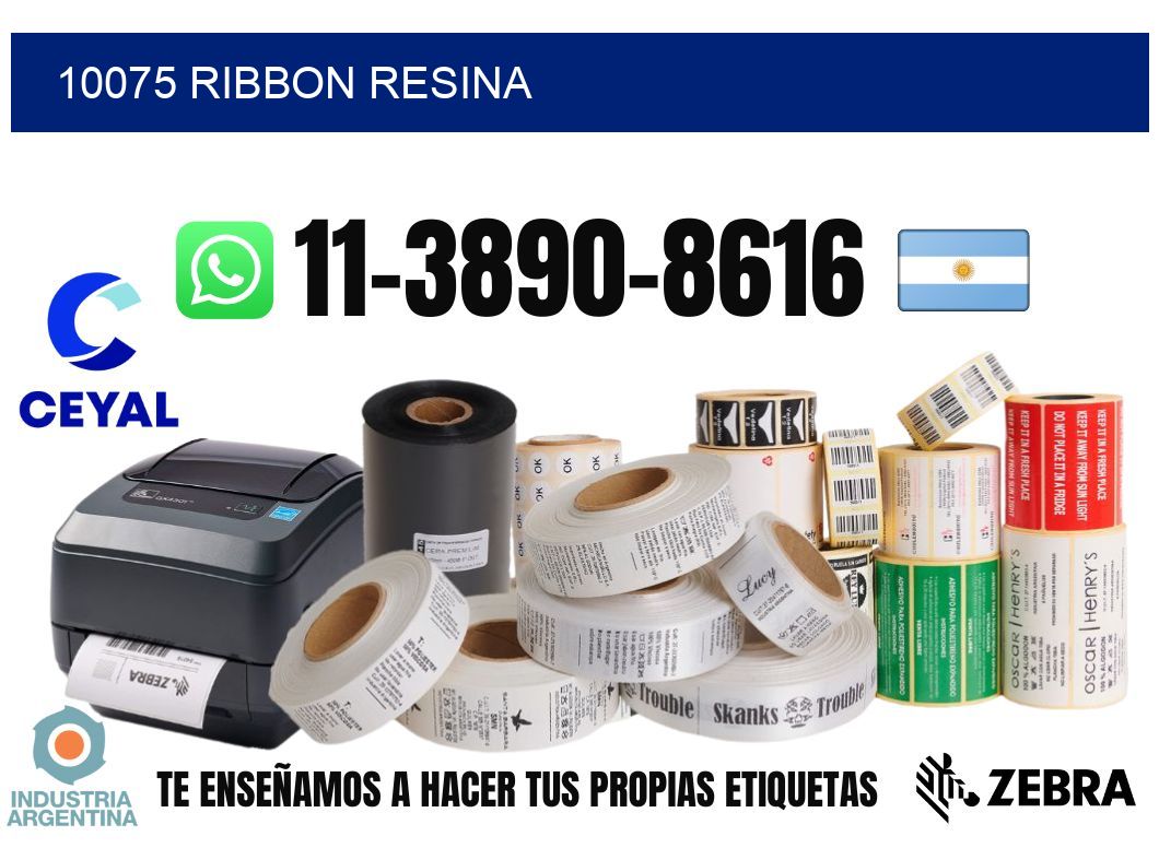 10075 ribbon resina