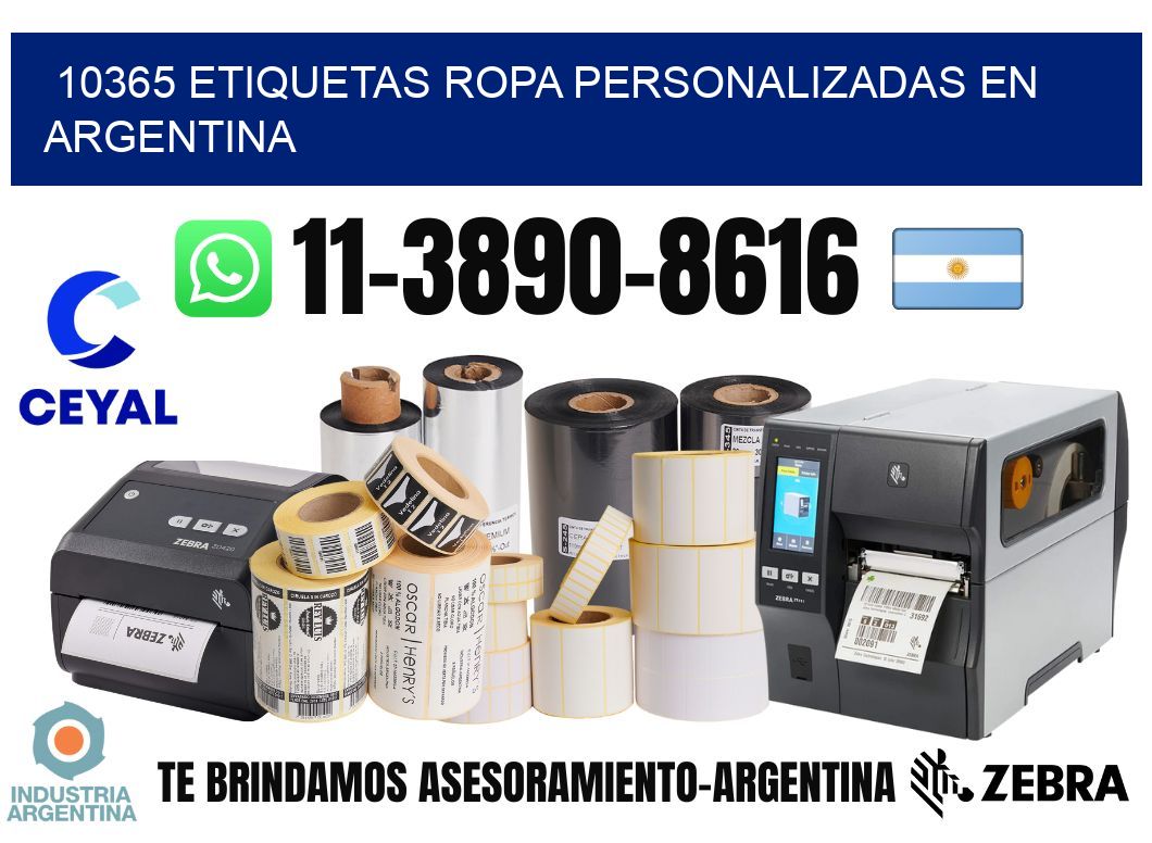 10365 Etiquetas ropa personalizadas en Argentina