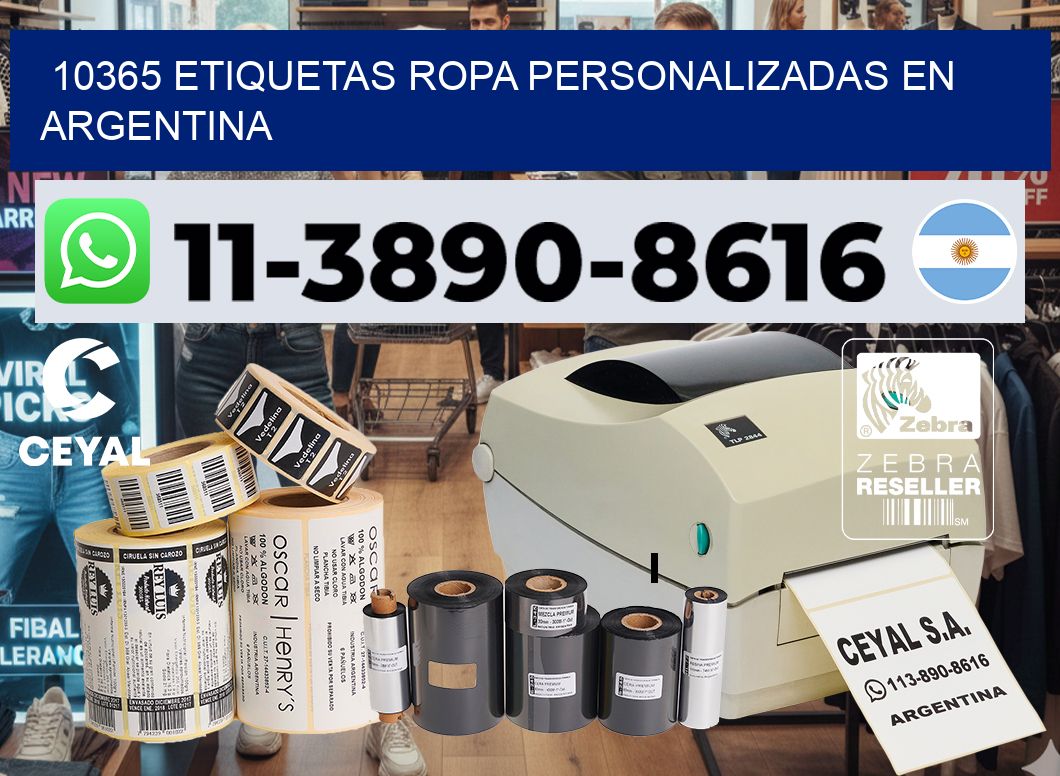 10365 Etiquetas ropa personalizadas en Argentina