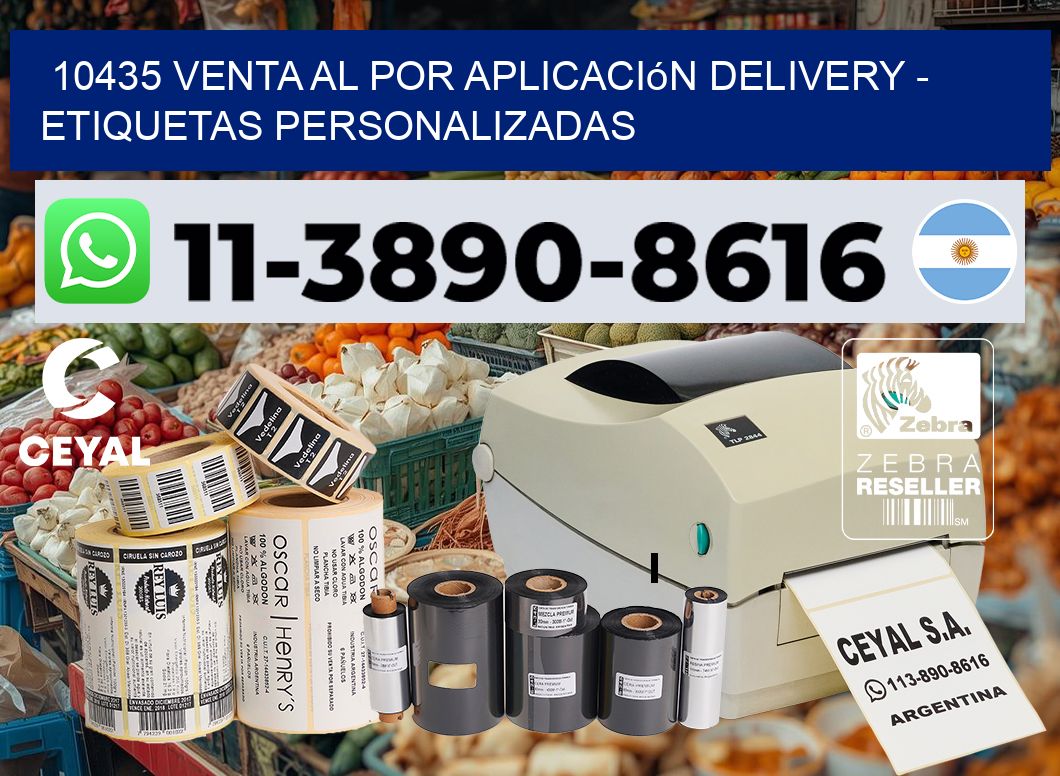 10435 Venta al Por Aplicación delivery – Etiquetas Personalizadas