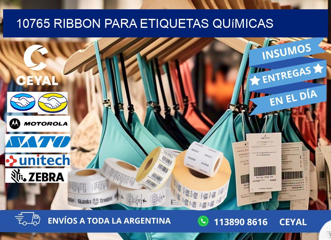 10765 ribbon para etiquetas químicas