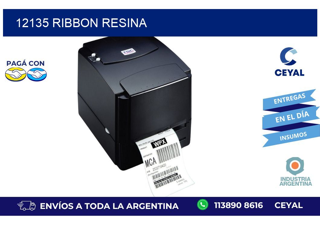 12135 ribbon resina