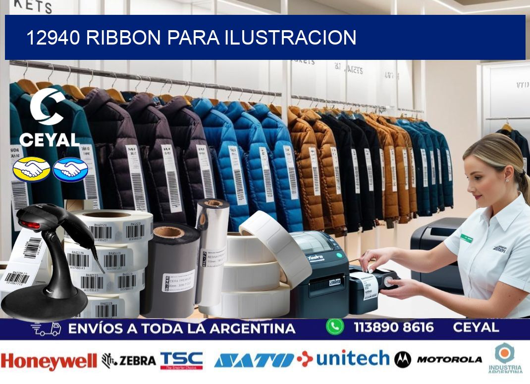 12940 ribbon para ilustracion