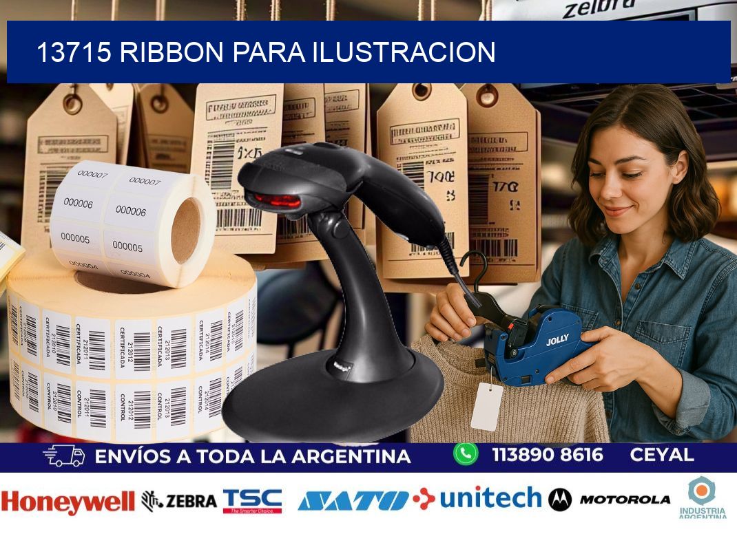 13715 ribbon para ilustracion